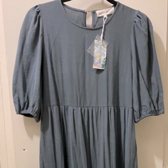 NWT- Brass & Roe  Linen Scoop Neck Dress with Pockets! - Picture 5 of 5
